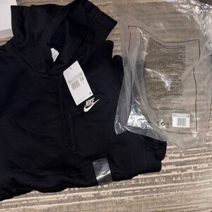 Nike Black Pullover with White Logo